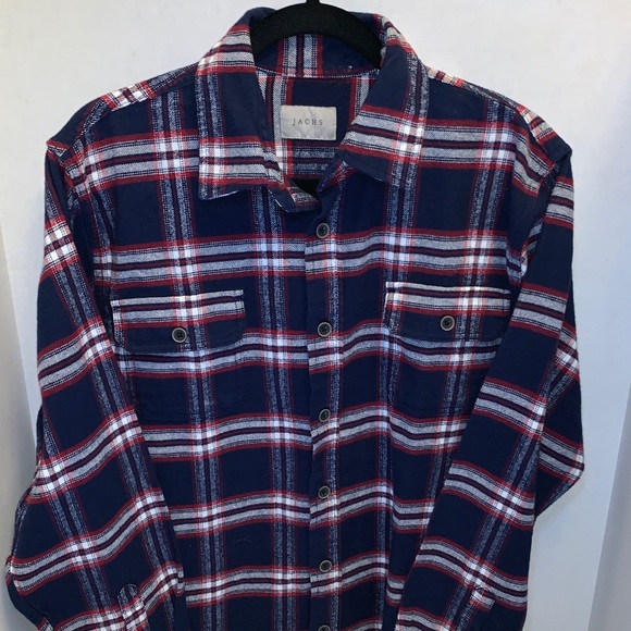 JACHS MFG NYC heavy men’s button-down plaid shirt - Picture 8 of 8